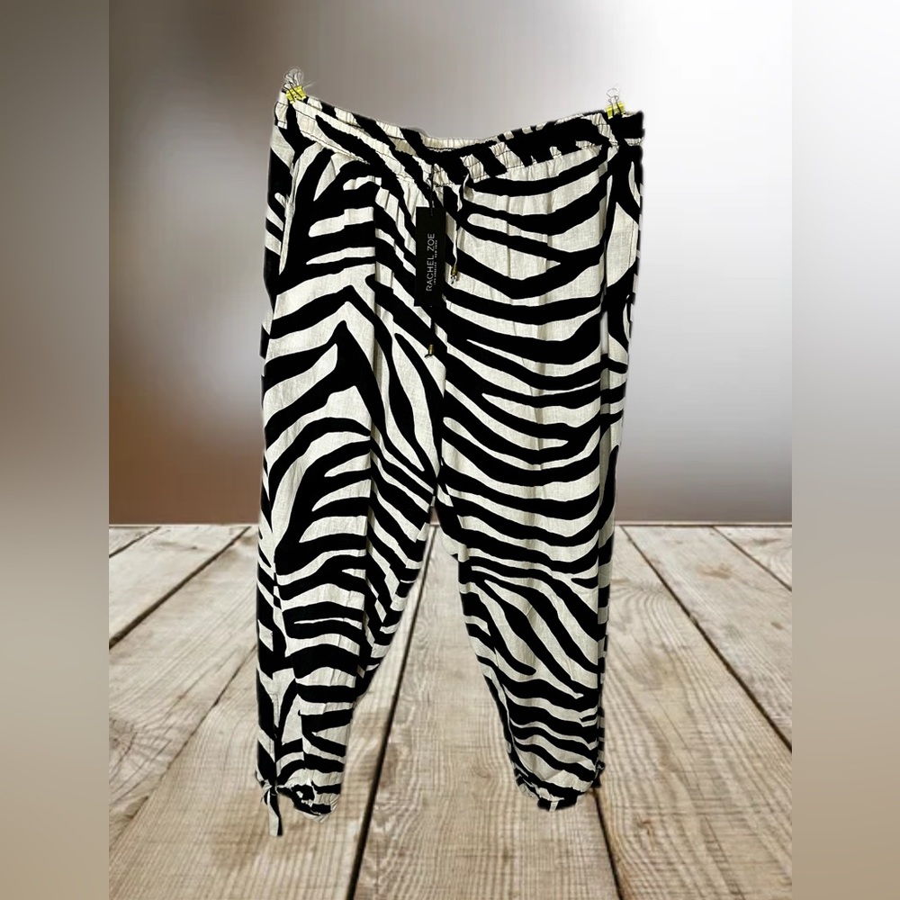 Rachel Zoe zebra print pants